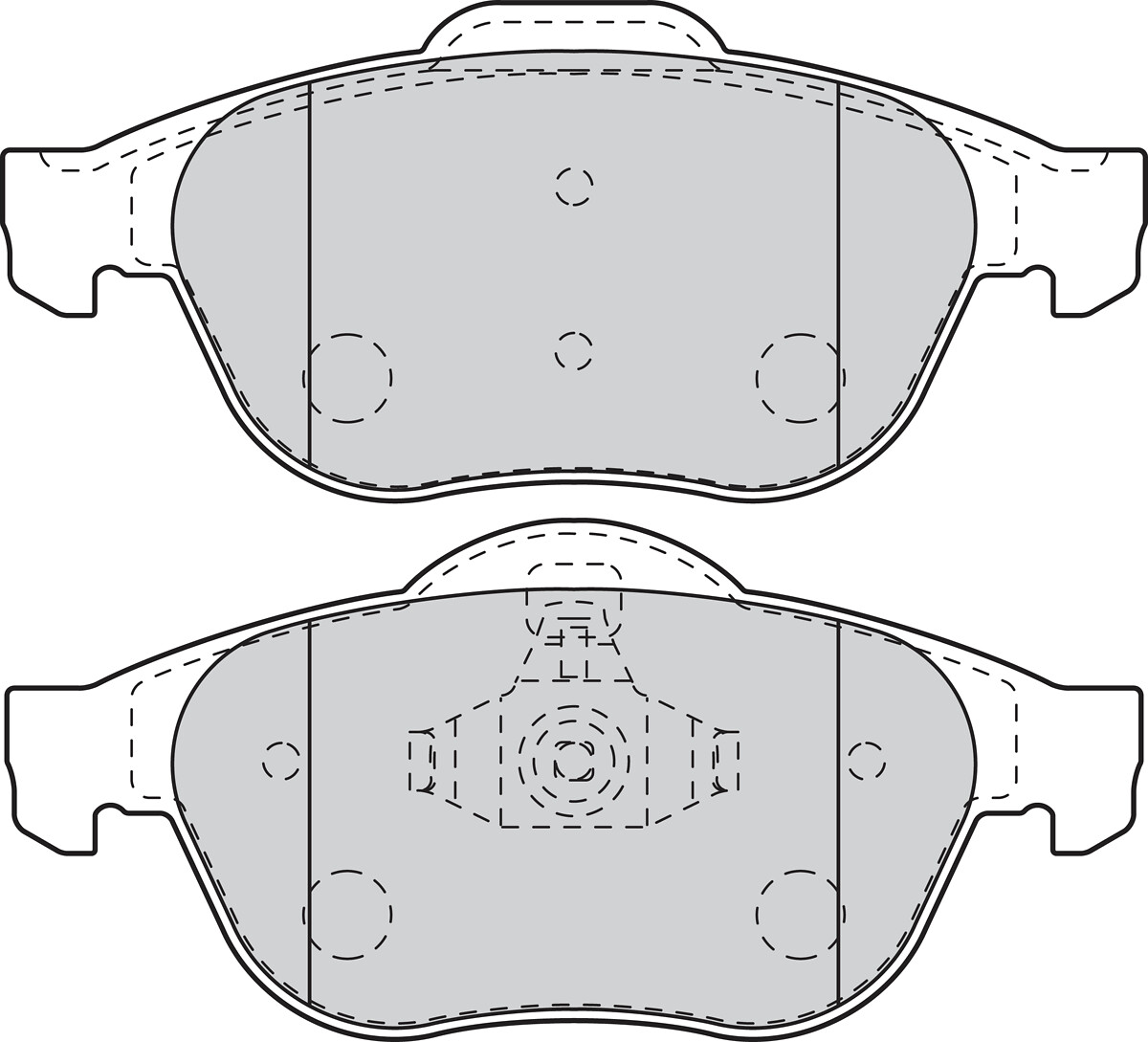 Jeu de 4 plaquettes de frein VALEO ref. 302096